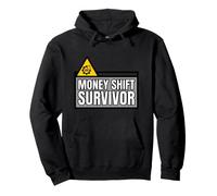 Car Enthusiast Money Shift Survivor Manual Transmission Pullover Hoodie
