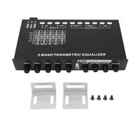 Car Equalizer, CarEqualizer Adjustable 5 Bands Precise Tuning EQ Tuning Crossover Amplifier Graphic Equalizer