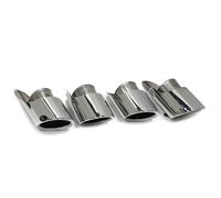 Car Exhaust End Pipe For Macan S 2.9T 3.0T 2014-2024 4 Pcs/lot Exhaust Tip Tailpipe Pipe Repalcement Tuning Nozzle Muffler Tail Throat(14-18 Silver)