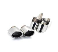 Car Exhaust End Pipe For Macan S 2.9T 3.0T 2014-2024 4 Pcs/lot Exhaust Tip Tailpipe Pipe Repalcement Tuning Nozzle Muffler Tail Throat(19-23 Silver)