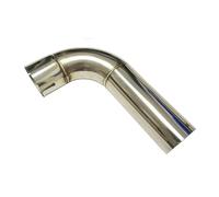 Car Exhaust End Pipe The Exhaust Pipe Stainless Steel 90 Degree Turn The Muffler Is Connected To The Elbow(66mm-70mm)