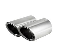 Car Exhaust,Exhaust Tips Chrome Plating Stainless Steel Car Exhaust Muffler Tip Pipes Covers Fit Use For Audi A1 A3 A4 TT 2009-2015 Fit Use For VW N PASSAT(Color:Silver)
