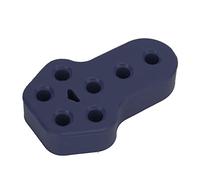 Car Exhaust Hanger Bushing High Density Rubber Muffler Insulator Mount Bracket for Exhaust Pipe Chassis Hanger 12mm Dia 7 Holes (Blue)