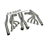 Car Exhaust Hose For Chevy For Corvette C6 LS2 LS3 2005 2006 2007 2008 2009 2010 2011 2012 2013 Stainless Exhaust Headers Manifolds & X Pipe
