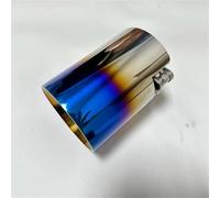 Car Exhaust Hose For M2 For M3 For M4 For M5 M6 For Bmw F87 Auto Parts Exhaust Pipe Tail Throat Suppressor Caudal Bill Stainless Steel Titanium Black(Blue 70mm-89mm)