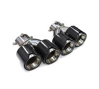 Car Exhaust Muffler Car Carbon Fiber Exhaust Tip Exhaust Muffler Tip Tailpipe For BMW For G20 For G21 For M340i For M240i For G42 For M440i(Carbon Fiber G)