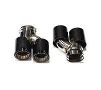 Car Exhaust Muffler Car Double Exhaust Outlet Exhaust Muffler Exhaust System For BMW For G20 For 21 For M340 For G23 For G26 For M440i For G42 For M240i(Carbon Fiber A)