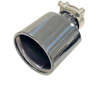 Car Exhaust Muffler Exhaust Pipe, One Piece, Tailpipe Modification, Export Style, Personalized Oval Shape, Thickened, 80mm Wide, 120mm Muffler Car Rear Tail Throat(70mm-120mm)
