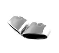 Car Exhaust Muffler For BMW X5 E70 2008 2009 2010 2011 2012 2013 2pc Chrome Exhaust Dual Tail Pipe Muffler Tip Stainless Steel Tips Muffler