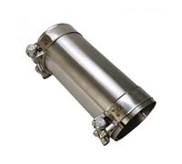 Car Exhaust Muffler Pipe Exhaust Pipe Connector Tube Adapter Joiner Sleeve Clamp Tube Pipe Connector Joiner Length 100mm-120mm 35mm-80mm Tailpipe(ID 76mm)