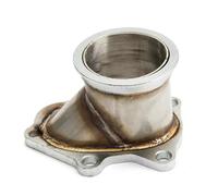Car Exhaust Muffler Pipe For Subaru For WRX For Saab TD04 Turbo Down Pipe Flange To 3" V-Band Conversion Adapter Car Accessories Tailpipe