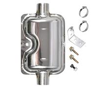 Car Exhaust Muffler Stainless Steel Diesel Heater Silencer Parking Air Diesel Heaters (24mm/0.94in)