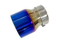 Car Exhaust Muffler Tip For BMW F87 For M2 F80 For M3 F82 F83 For M4 Direct Fit Exhaust Tip 1Pcs Blue Silver Black Stainless Steel Auto Tuning(Blue 63mm-95mm)