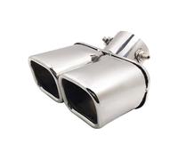 Car Exhaust Muffler Tip Pipe For Volvo S40 OUSDUO(Silver)