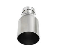 Car Exhaust Pipe 1 Pcs Exhaust Nozzle Matte Single Pipe Car 57mm 60mm 63mm For GTI For Golf 7 For MK7 Tailpipe(ID51-OD101mm)
