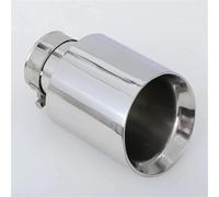 Car Exhaust Pipe 1 Piece 304 Stainless Steel Universal Car Exhaust System End Chrome Pipe Tip Rear Muffler Tip