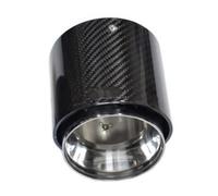 Car Exhaust Pipe 1 Piece Carbon Fiber Top Exhaust Muffler Tips For MINI For Cooper S F54/F55/F56/F57/F60/R55 R56 Car Tailpipe(72mm)