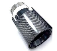 Car Exhaust Pipe 1PCS Carbon Fiber Exhaust Tip Stainless Steel Muffler Exhaust Tip Nozzle For BMW For M2 For M3 For M4 For M5 For M6 Tail Pipe Exhaust Pipe Cap(60MM IN 80MM OUT)