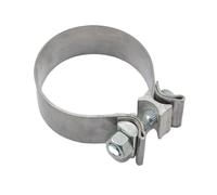 Car Exhaust Pipe 2.0" 2.25" 2.5" 3.0" 4.0" Stainless Exhaust Lap Joint Exhaust Band Clamp Exhaust Sleeve Butt Joint Clamp(83mm)