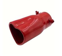 Car Exhaust Pipe 2.5-inch Car Heart-shaped Style Single Outlet Exhaust Pipe Stainless Steel Rear Head Muffler Tailpipe Rear Muffler Tip