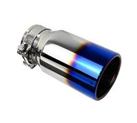 Car Exhaust Pipe 20cm Long 3 Inch Inlet Exhaust Tip 4 Inch Outlet Muffler Stainless Steel IN 76 Out 101Mm Rear Muffler Tip
