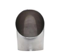 Car Exhaust Pipe Car Motorcycle Exhaust Pipe Muffler Welded Pipe Universal 304 Stainless Steel 90 Degree Elbow Sanitary Welding Pipe Fitting(102MM-1.2MM)