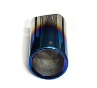 Car Exhaust Pipe Exhaust Muffler For BMW 528i 530i 535i 535d F10 F18 Titanium Tail Pipe Trim Stainless Steel Tip Car Exhaust Tailpipe(Blue 1PC)