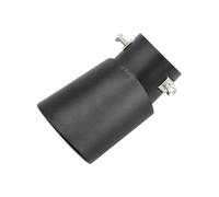 Car Exhaust Pipe Exhaust Muffler Tip Round Stainless Steel Pipe Chrome Tail Silver Car Accessories Rear Muffler Tip
