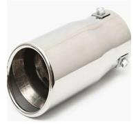Car Exhaust Pipe Exhaust Pipe Tip Car Muffler Steel Stainless Trim Tail Tube Auto Replacement Parts Systems Mufflers Vehicle Chrome Rear Muffler Tip