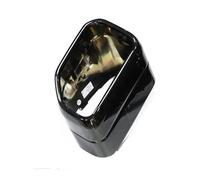 Car Exhaust Pipe Exhaust Tail Pipe Cover For BMW X3 X4 G01 G02 2022 Replacement Stainless Steel Square Black Trim Muffler Nozzle Car Exhaust Tailpipe(Black-Left)