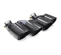 Car Exhaust Pipe For A6 A7 C8 2020 2021 2022 2023 2024 Quad Carbon Fiber Car Exhaust Tip Muffler System Nozzle Tail Pipe(Carbon Fiber a)