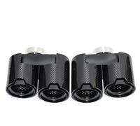Car Exhaust Pipe For BMW 320d 330i 330e Exhaust Tailpipe 3 Series For G20 For G21 Carbon Fiber Four Outlet Muffler Head Tailpipe(Orange)