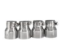 Car Exhaust Pipe For BMW For M5 M5C Tips Muffler | For M8 2017-2023 Car Muffler Tip 101mm Diameter Silver 4piece