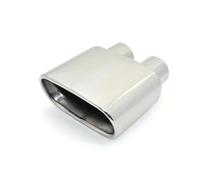 Car Exhaust Pipe For BMW Old For X5 1 PCS Double Inner Car Exhaust Tips Universal Pipe Stainless Steel Muffler Tailpipe Rear Muffler Tip