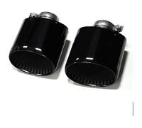 Car Exhaust Pipe For Cayenne For Coupe For Turbo GT Stainless Steel Car Exhaust Tip Nozzle Black Tail Pipe System 2 Pcs