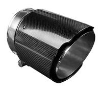 Car Exhaust Pipe For Civic 10th Hatchback 2020 2021 1 Pcs Tail Throat Silencer Exhaust Pipe Tip Covers Trims Accessories Replacement