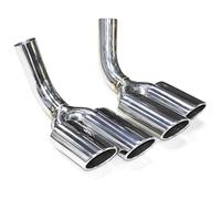 Car Exhaust Pipe For G-Class W463 G500 G55 G63 G65 1998-up Exhaust Pipe Muffler Tips Tail Nozzle(Silver)