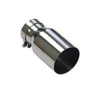 Car Exhaust Pipe For GTI Tips Muffler | For Golf 7 MK7 Car Muffler Tip 101mm Diameter Silver Stainless Steel 1 Piece