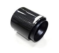 Car Exhaust Pipe For MINI For Cooper F54 F55 F56 F57 F60 R55 Carbon Fiber Car Exhaust Tailpipe Muffler Tube Stainless Steel Glossy Black/Blue Style(All Black)