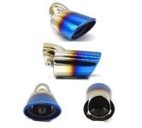 Car Exhaust Pipe For Mitsubishi For Outlander Car Exhaust Tip Pipe Cover Accessories(Blue)