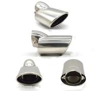Car Exhaust Pipe For Mitsubishi For Outlander Car Exhaust Tip Pipe Cover Accessories(Silver)