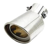 Car Exhaust Pipe For Nissan Accessories Car Exhaust Muffler Replacement Pipe Tip Covers Trims Silver Bend Style 1 Pcs