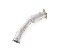 Car Exhaust Pipe For Q5 2.0T 2009 2010 2011 2012 2013 2014 2015 2016 Exhaust Downpipe With Heat Shield Catalytic Converter Exhaust Tips(Without catalysis)