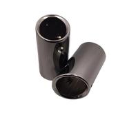 car exhaust pipe For VW For Golf Mk6 MK7 For Jetta MK6 1.4T 2012 2013 2014 2015 Exhaust Muffler Tips(Titanium Black 2PC)