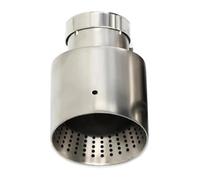 Car Exhaust Pipe For VW GTI MK7 For Golf7 Matte Stainless Steel Car Exhaust Tip System Pipe Universal Nozzle 60MM 63mm Muffler 1 Pcs(ID54OD101)
