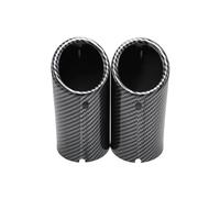 Car Exhaust Pipe Muffler For E30 E36 E46 E90 E91 E92 E93 F30 320i 325i 328i M Power Tip Turbo Sound Whistle Auto Car Styling(2pcs Carbon Fiber)