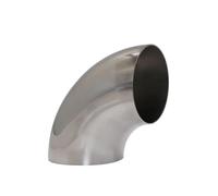 Car Exhaust Pipe Muffler Welded Pipe Stainless Steel Pipe Fittings Elbows Welding Pipe Fitting Universal 90 Degree(OD 63MM-1.2MM)