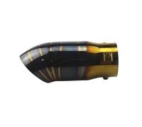 Car Exhaust Pipe Personalized Modification Of Car Tailpipe, Stainless Steel, Muffler, Baked Blue Metal Exhaust Pipe, Diameter 2.5 In Rear Muffler Tip