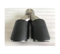 Car Exhaust Pipe Rear Car Modification Universal Automobile Exhaust Pipe Muffler Tip For 3 Series Exhaust Pipe(66MM IN -101MM OUT)