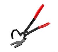 Car Exhaust Pipe Rubber Pad Pliers, Repair Tool Hanger Removal High Carbon Steel 30cm Red Black Automotive Garage Workshop Equipment(Red)
